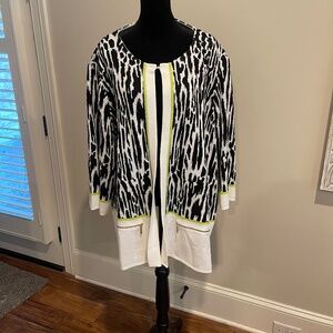 Gorgeous Ming Wang plus size Summer sweater jacket.  Worn once.